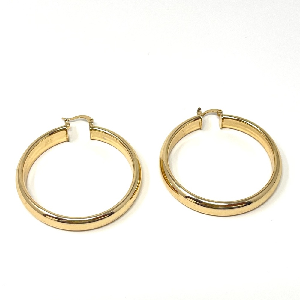 New Anthropologie Gold Hoop Earrings